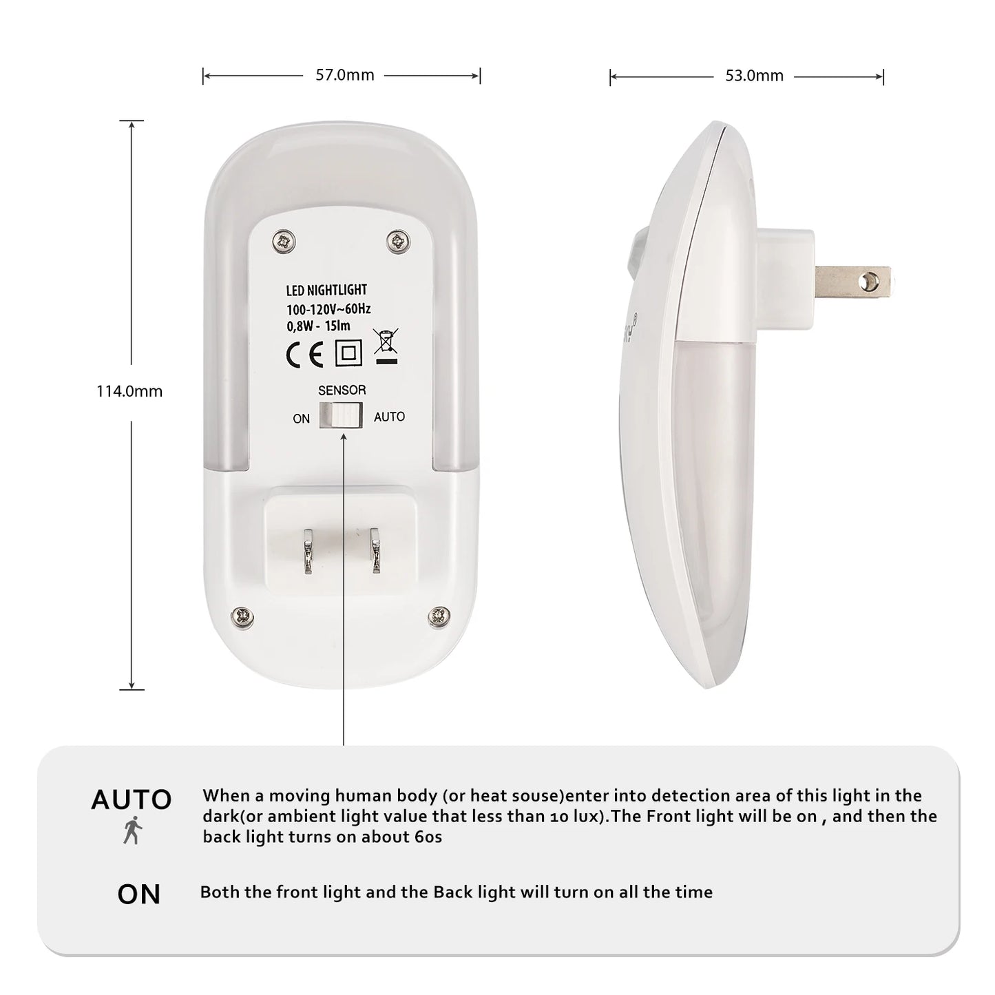 Sensky Motion Sensor LED Night Light